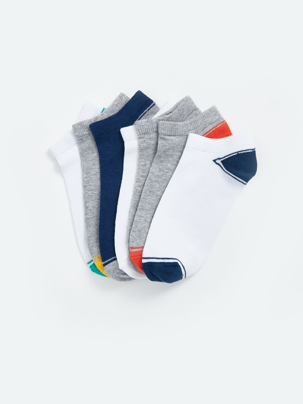جوارب رياضية بلوك الألوان للأولاد - عبوة من ٧-1