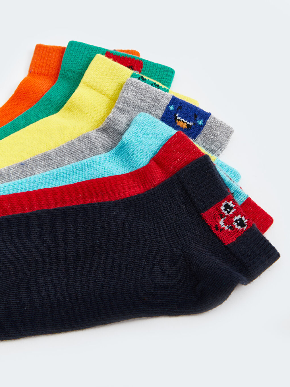 جوارب رياضية مخططة للأولاد - ٧ عبوات-2