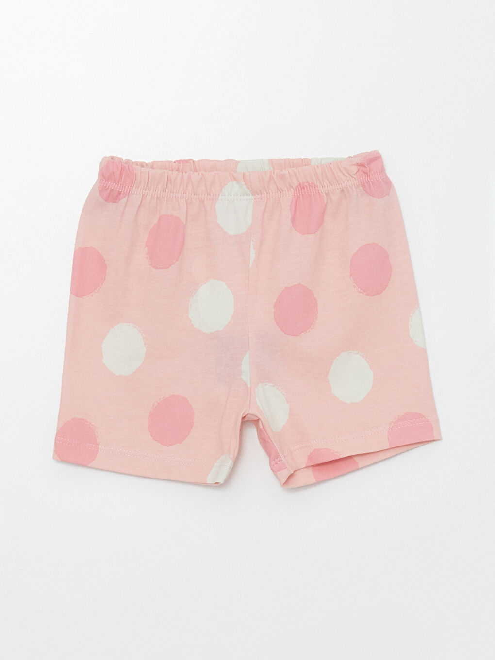 Elasticated Waist Polka Dot Pattern Baby Girls' Shorts