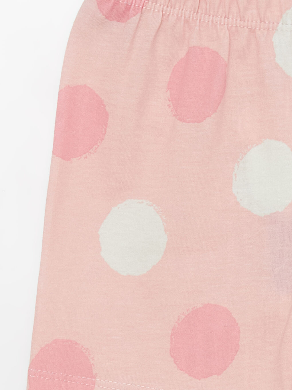 Elasticated Waist Polka Dot Pattern Baby Girls' Shorts-1