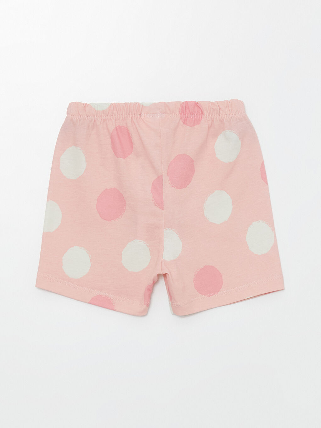 Elasticated Waist Polka Dot Pattern Baby Girls' Shorts-2