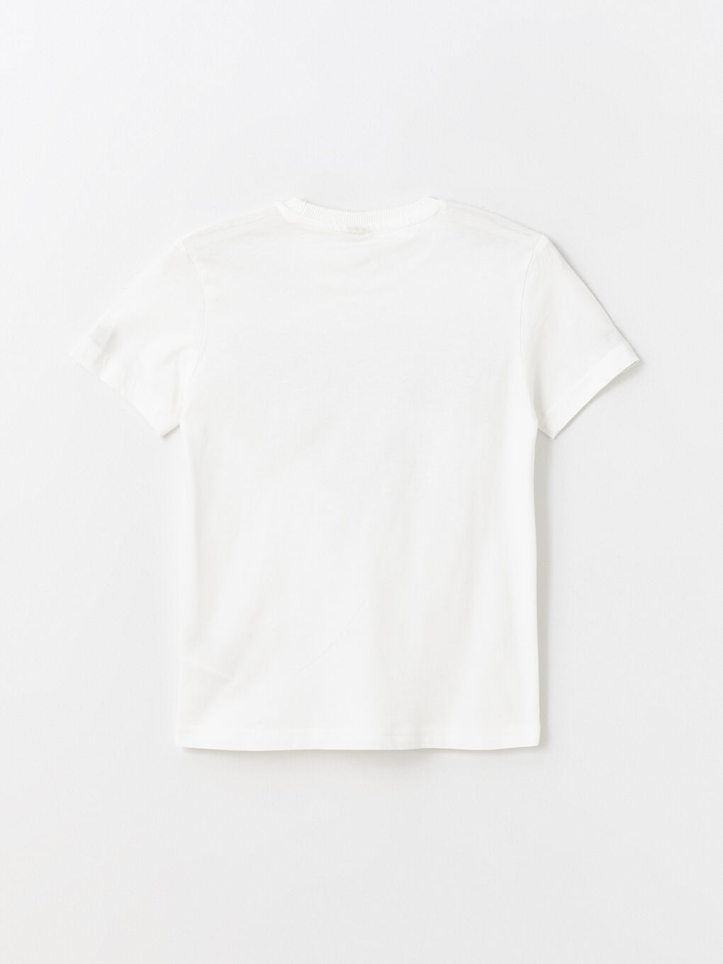 Ekru Bisiklet Yaka Baskılı Kısa Kollu Erkek Çocuk Tişört ve Şort-3