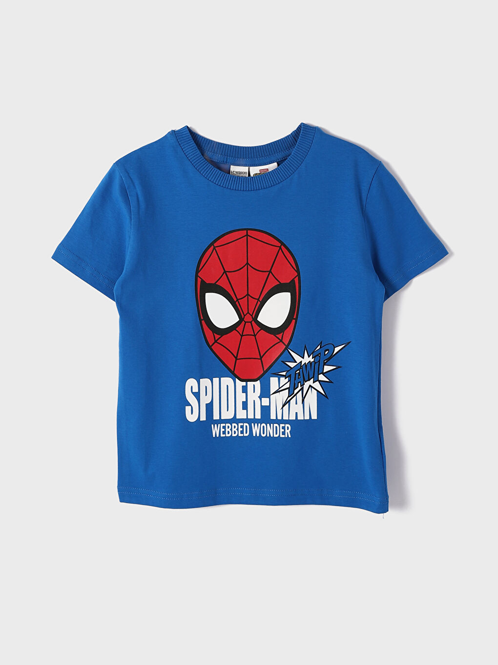 Crew Neck Short Sleeve Printed Boys' T-Shirt