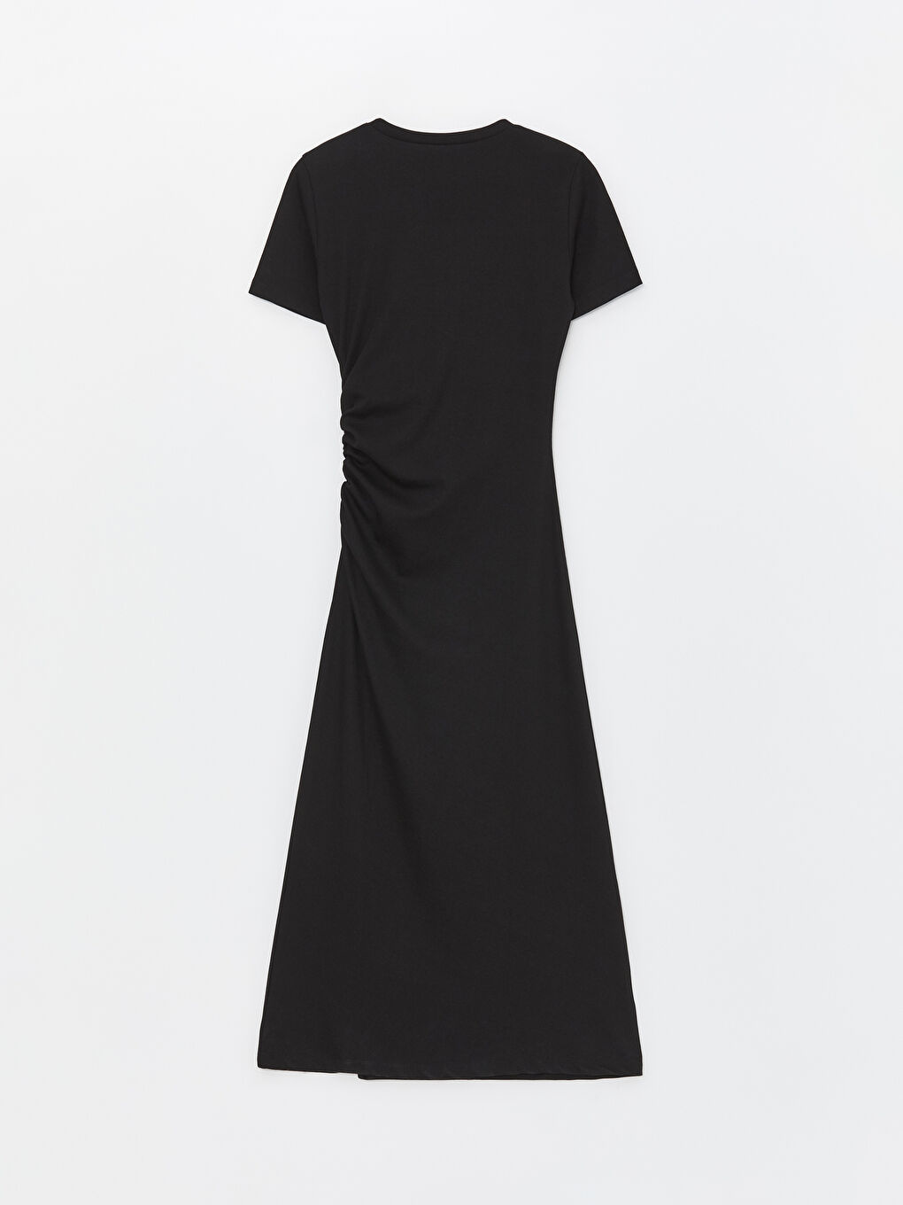 Crew Neck Plain Short Sleeve Women's Dress -S4GL16Z8-CVL