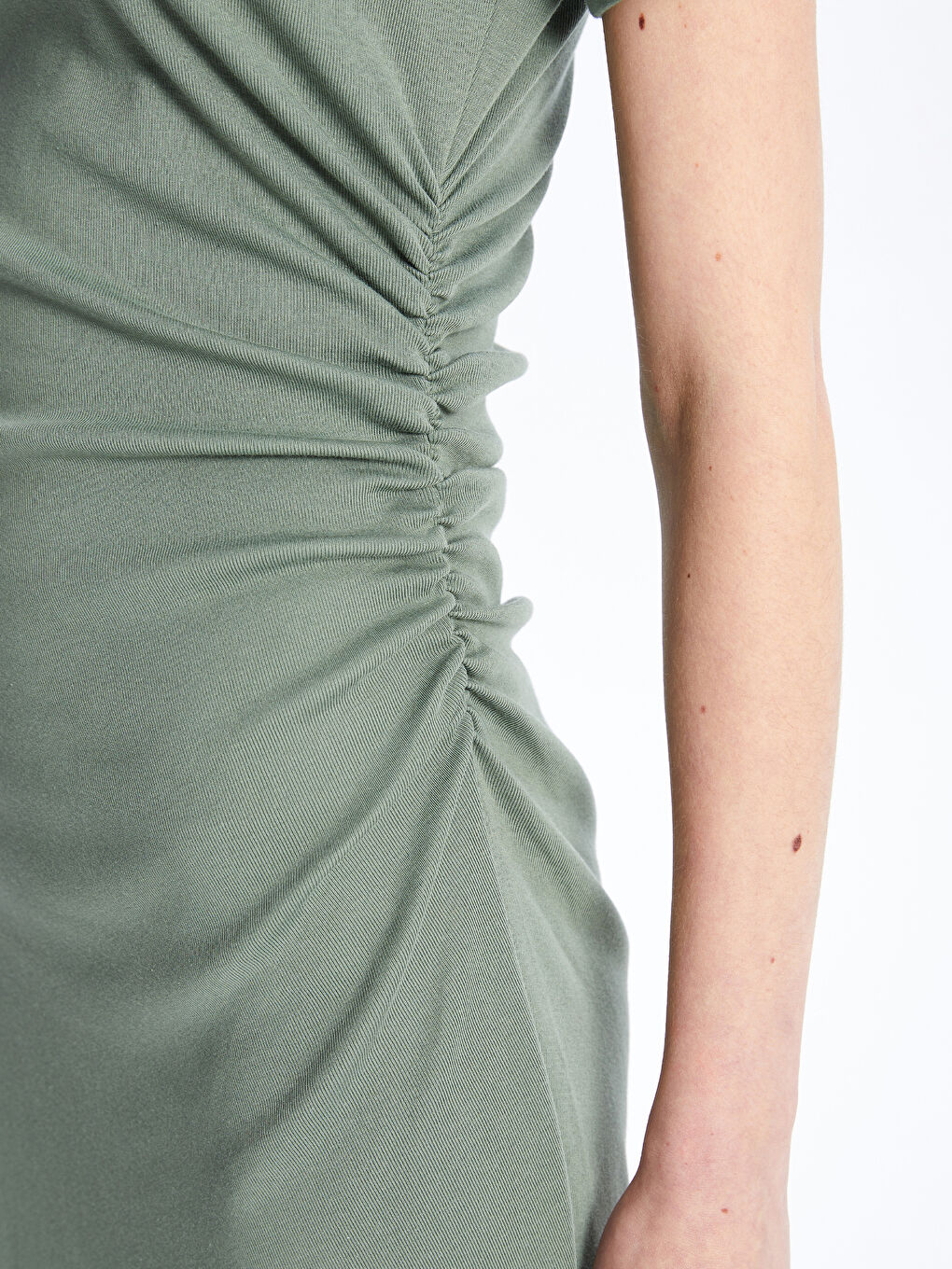 Crew Neck Regular Short Sleeve Women's Dress -S4GL16Z8-GZA