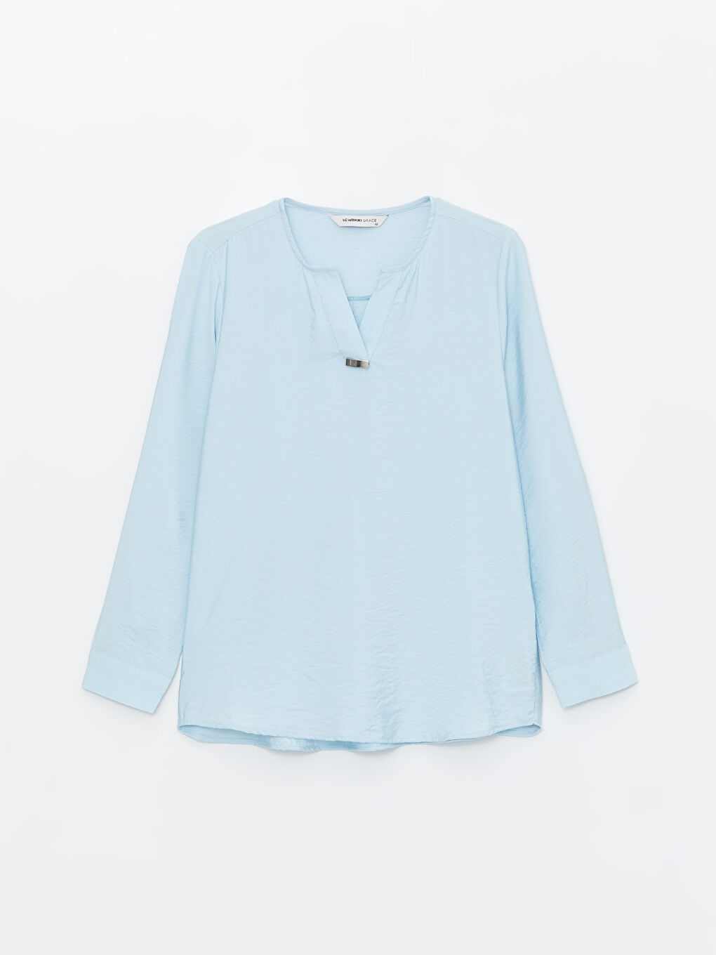 Turtleneck Straight Long Sleeve Women Blouse -S4GL95Z8-PPZ