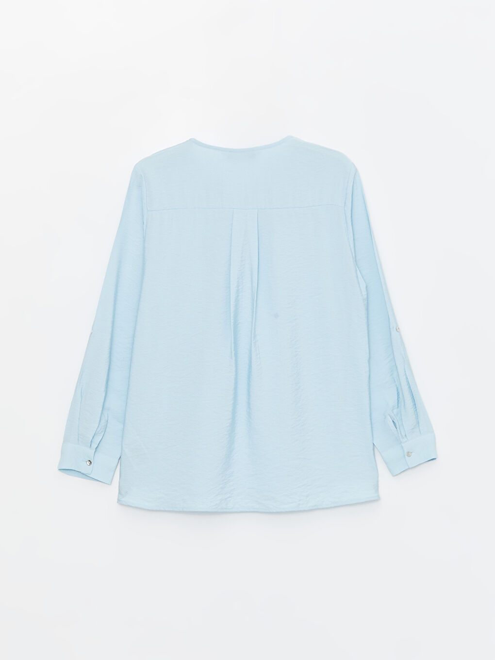 Turtleneck Straight Long Sleeve Women Blouse -S4GL95Z8-PPZ