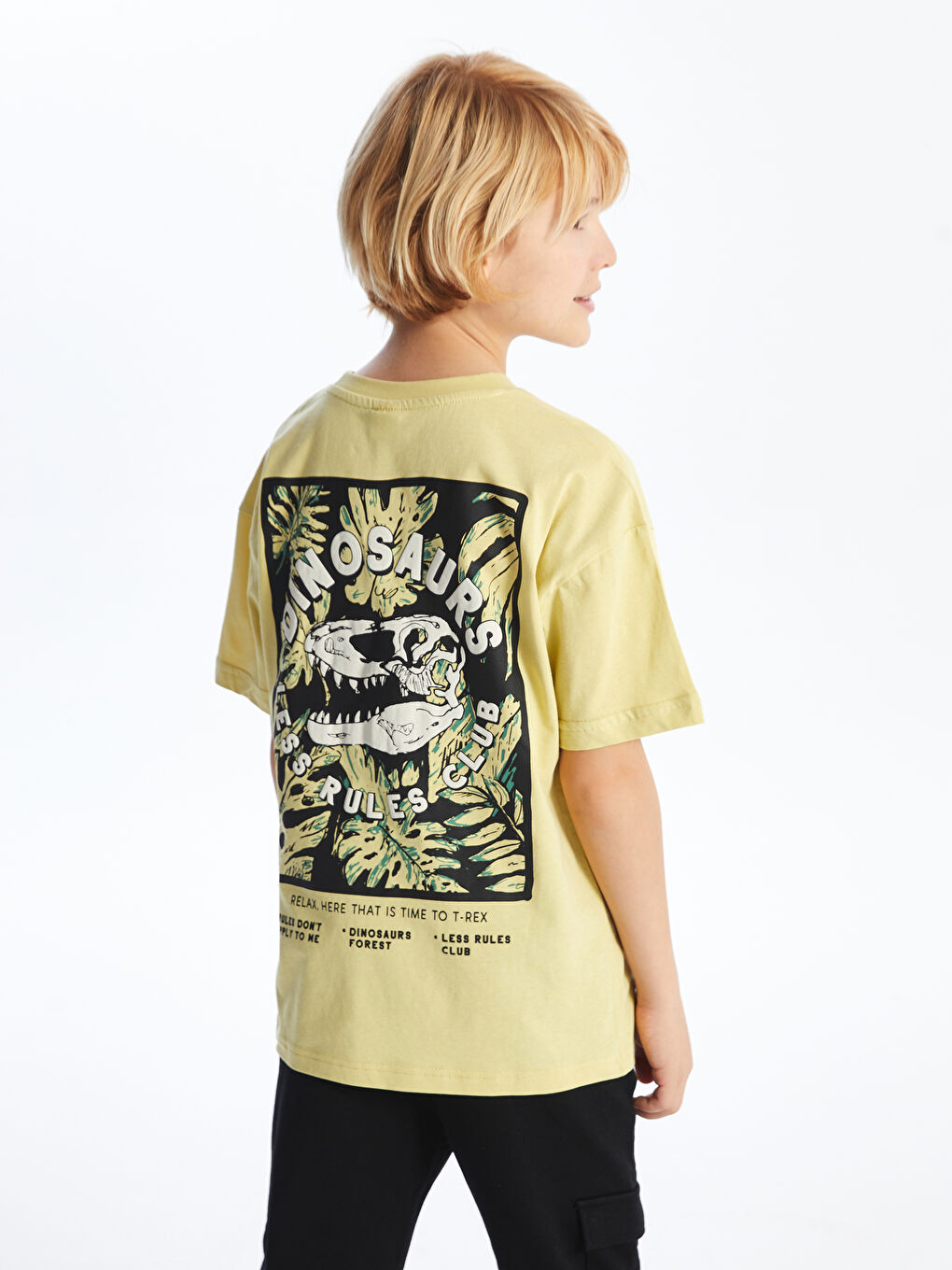 LCW Kids Relaxed Fit Crew Neck Boys' T-Shirt -S4GM38Z4-G5F
