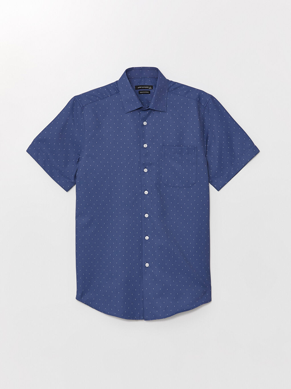 Regular Fit Men's Short Sleeve Patterned Patterned Shirt -S4GN19Z8-LS3