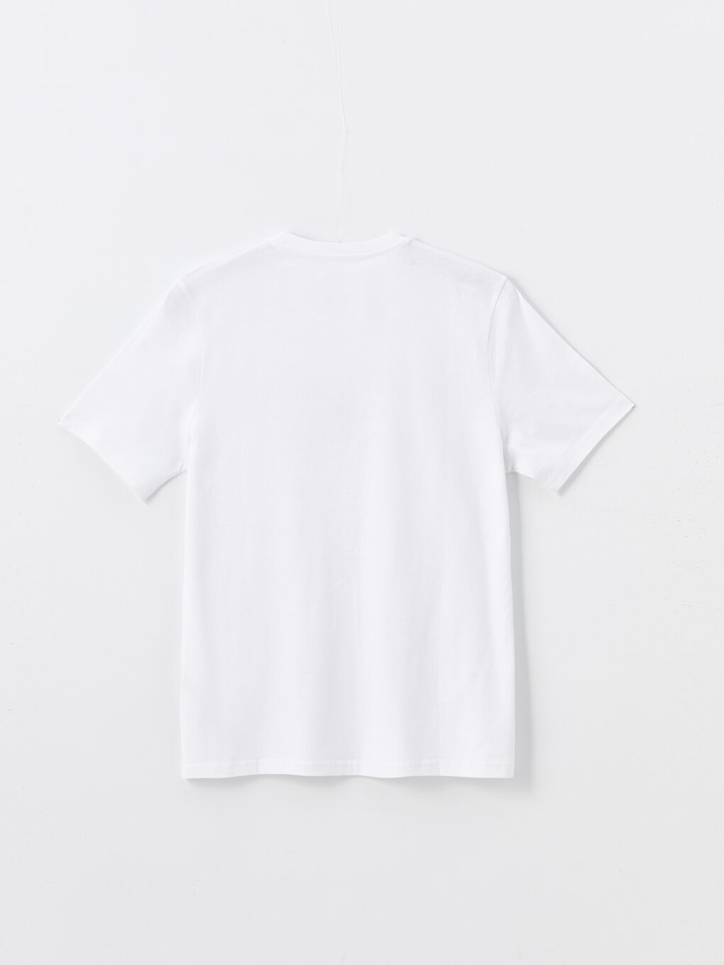T-shirt pour hommes en coton peigné imprimé à manches courtes et col rond-6