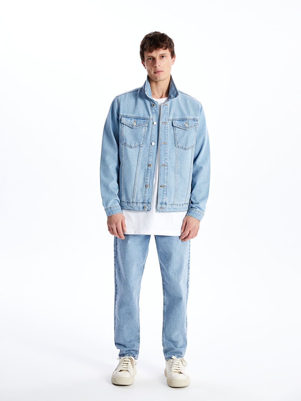 LCW Jeans جاكيت جينز رجالي بقصة عادية -S4GN83Z8-311