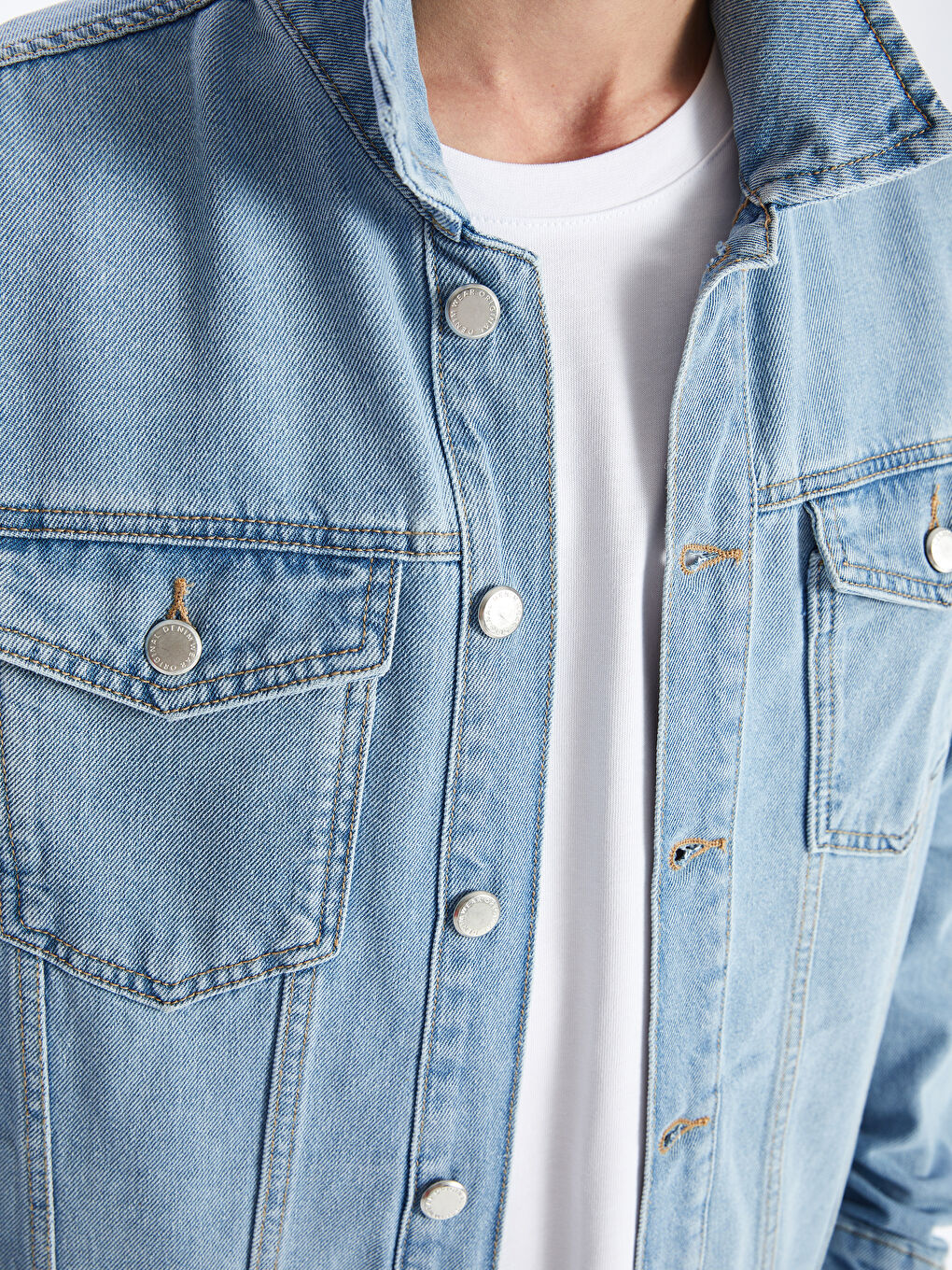 LCW Jeans جاكيت جينز رجالي بقصة عادية -S4GN83Z8-311