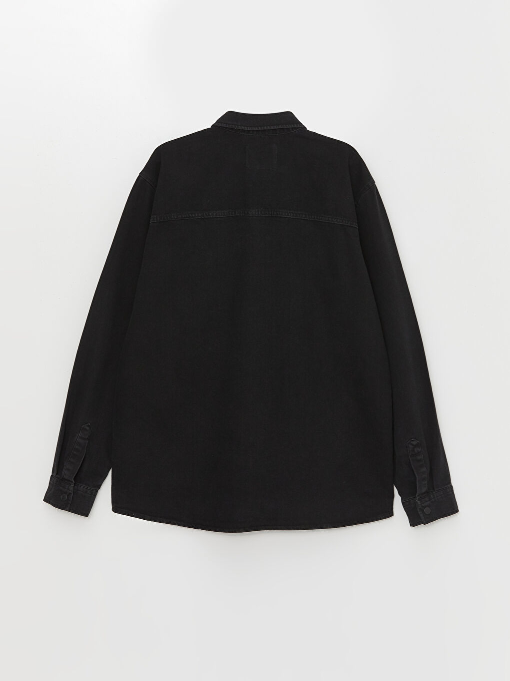 Chemise en jean à manches longues coupe régulière-6