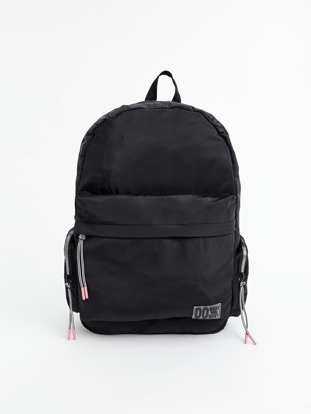 Siyah Baskılı Kadın Sırt Çantası-2