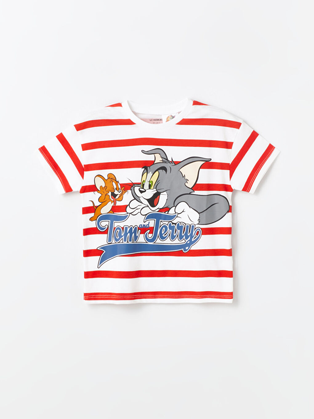 Crew Neck Bugs Bunny Printed Baby Boys' T-Shirt -S4GO06Z1-LU7