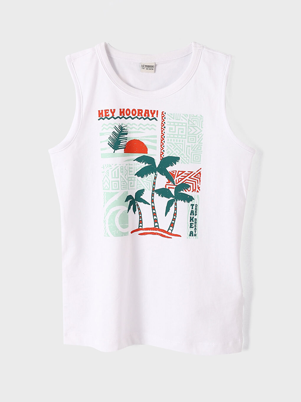 LCW Kids Boys' Crew Neck Tank Top and Swim Shorts -S4GO54Z4-LSP