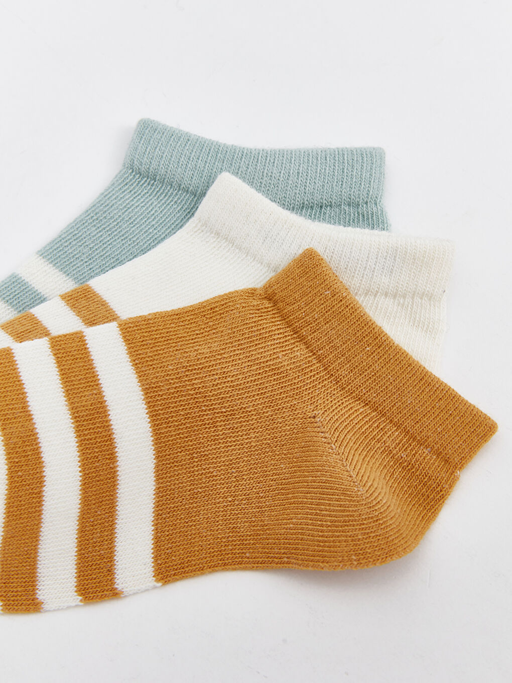 Striped Baby Boys' Trainer Socks 3-pack-2