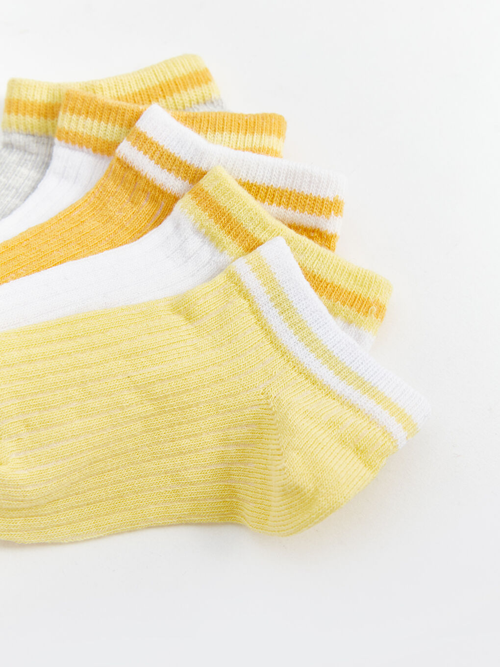 جوارب رياضية مخططة للأولاد الرضع - ٥ قطع-2