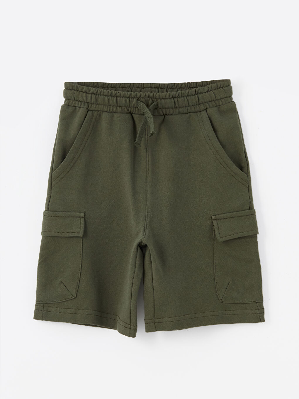 LCW Kids Elastic Waist Boys' Cargo Shorts -S4GO94Z4-KDX
