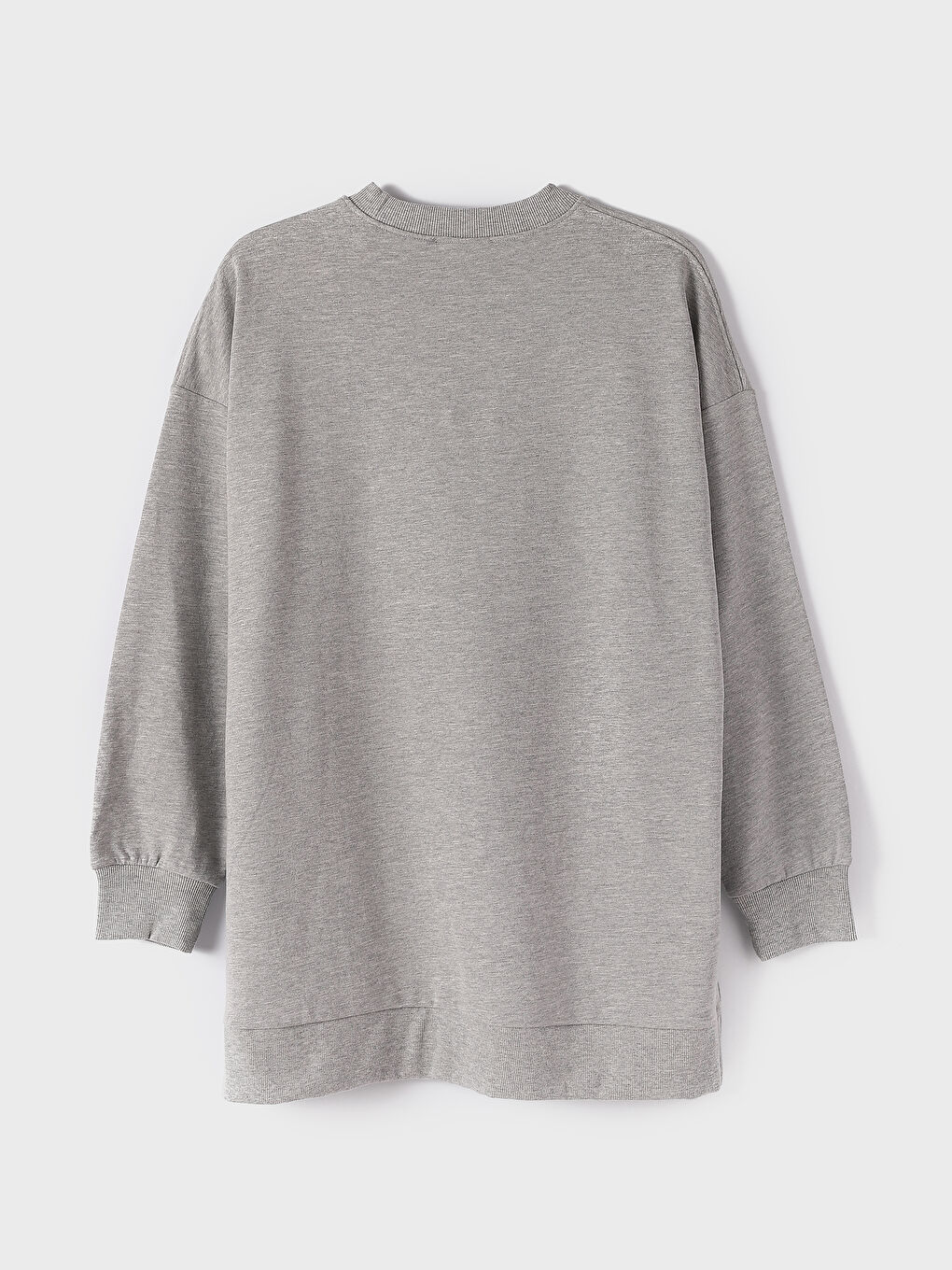 Crew Neck Printed Long Sleeve Women's Sweatshirt Tunic-2