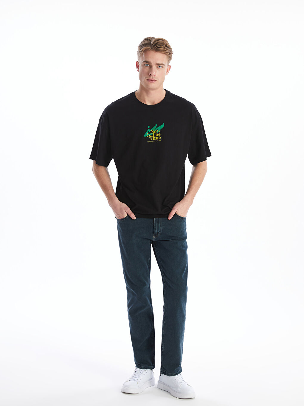 Yeşil 779 Regular Fit Erkek Jean Pantolon-1