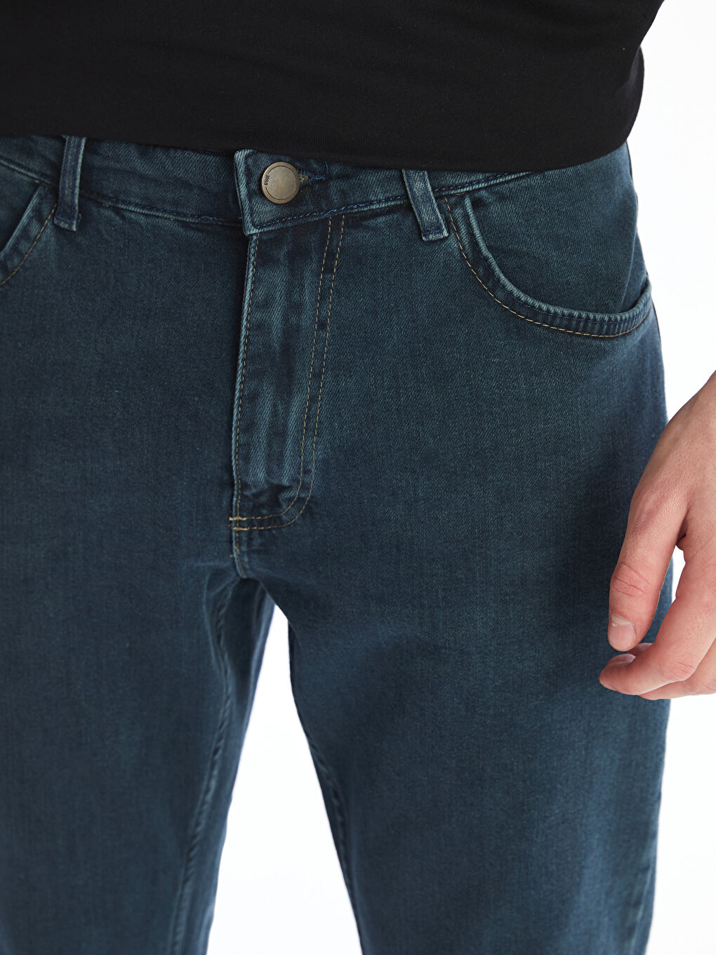 Yeşil 779 Regular Fit Erkek Jean Pantolon-3