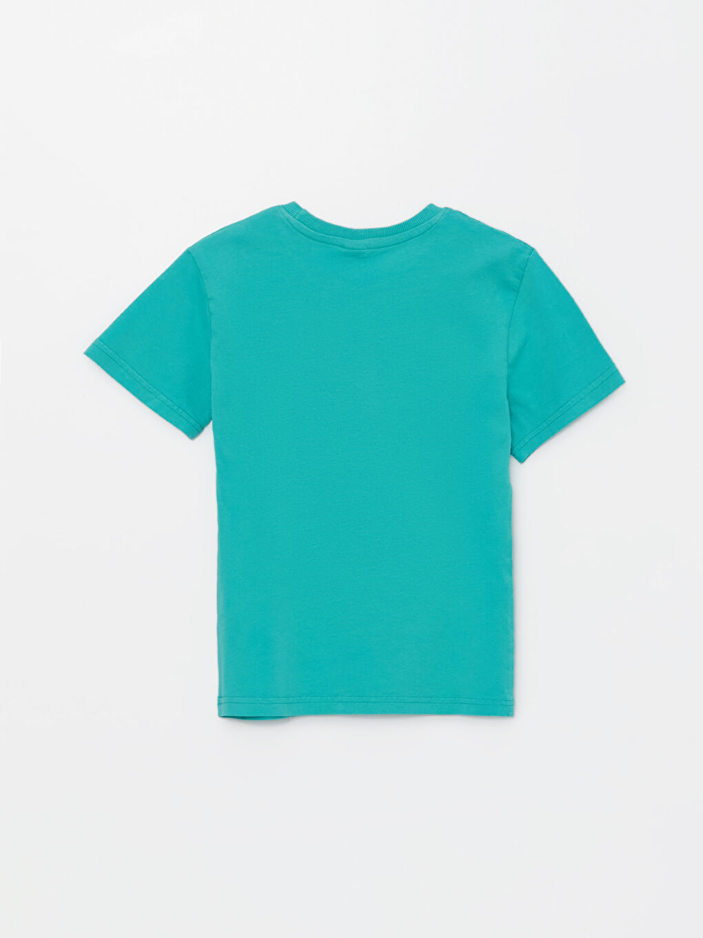 تيشيرت للأولاد بأكمام قصيرة مطبوع برقبة دائرية-1