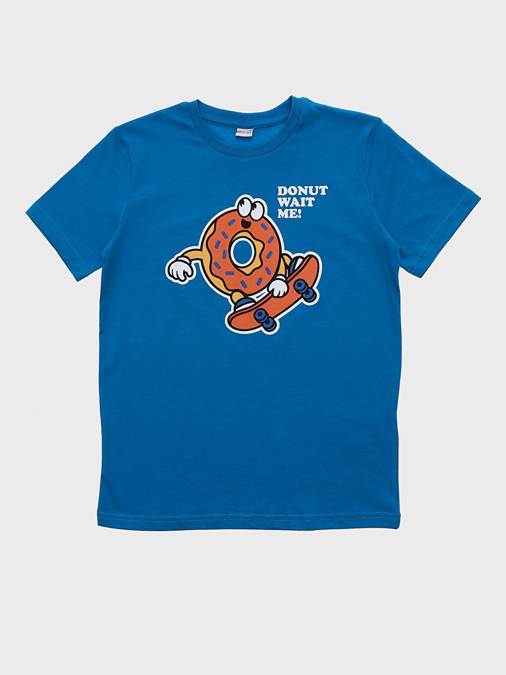 Crew Neck Printed Short Sleeve Boys' T-Shirt