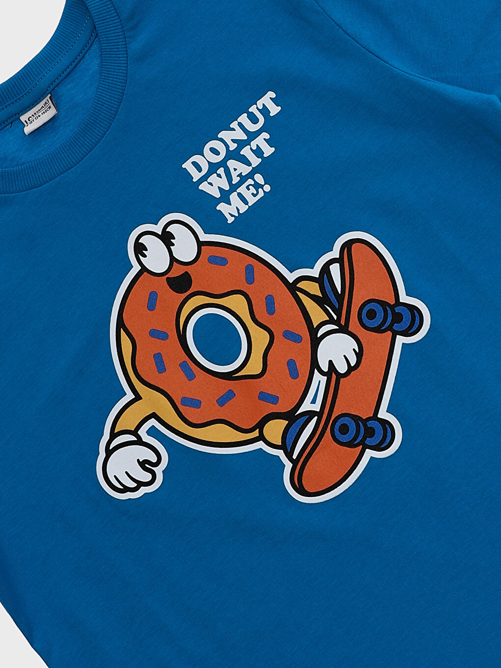 Crew Neck Printed Short Sleeve Boys' T-Shirt-2