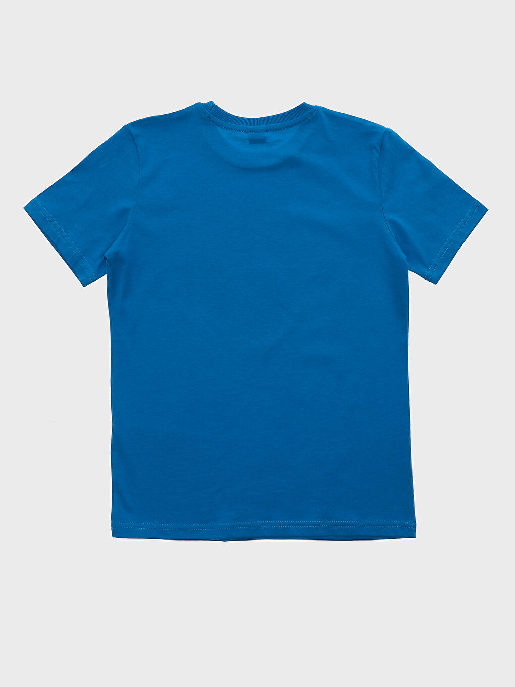 Crew Neck Printed Short Sleeve Boys' T-Shirt-1