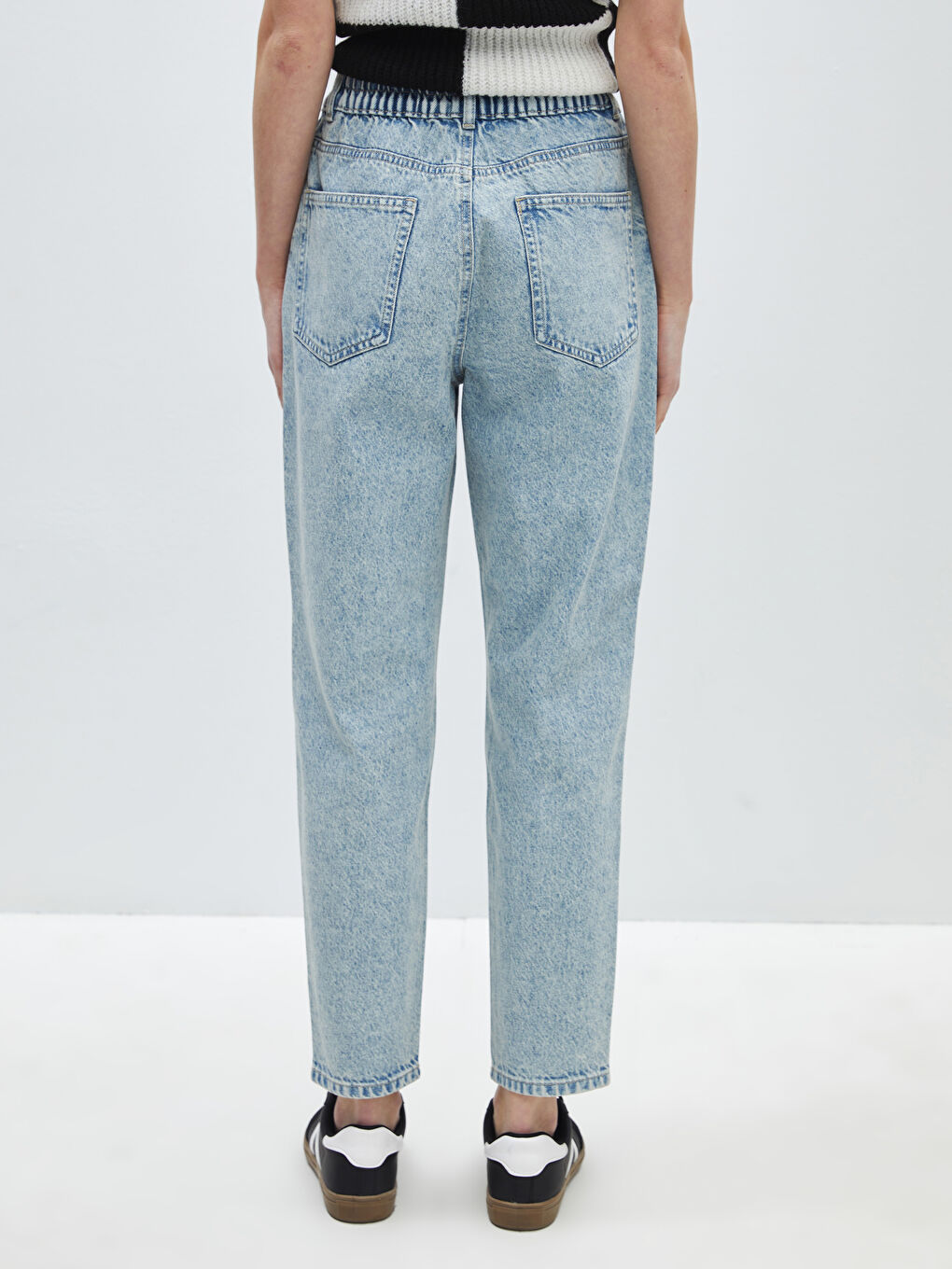 LCW Jeans Elasticated Waist Slouchy Fit Women's Jeans -S4GQ20Z8-311