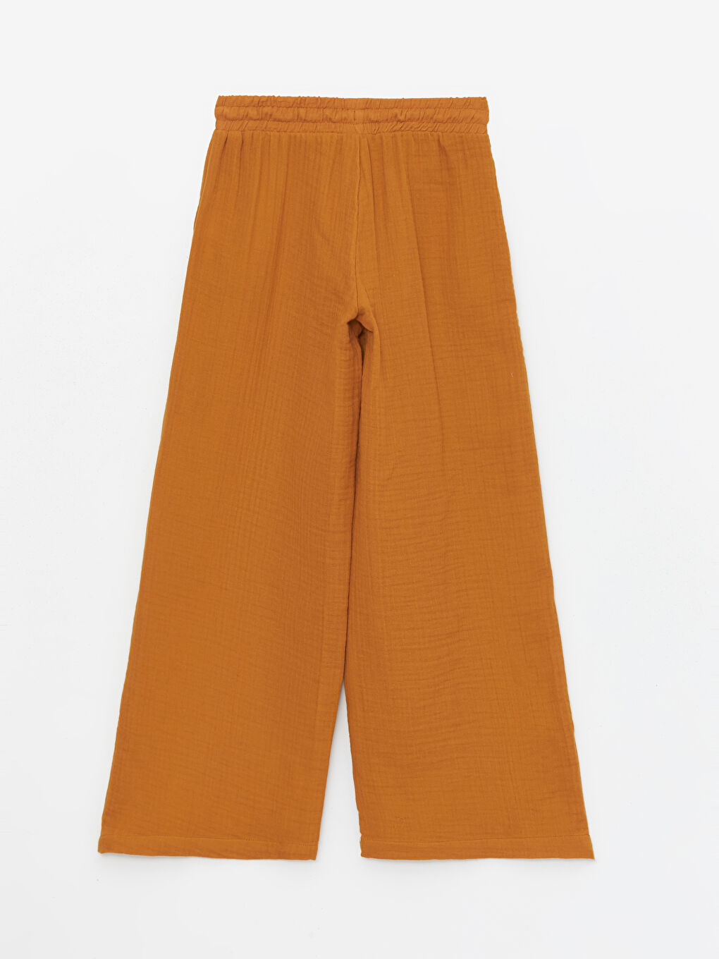 Pantalon pour Femmes en Mousseline à Taille Élastiquée et Coupe Ample-5