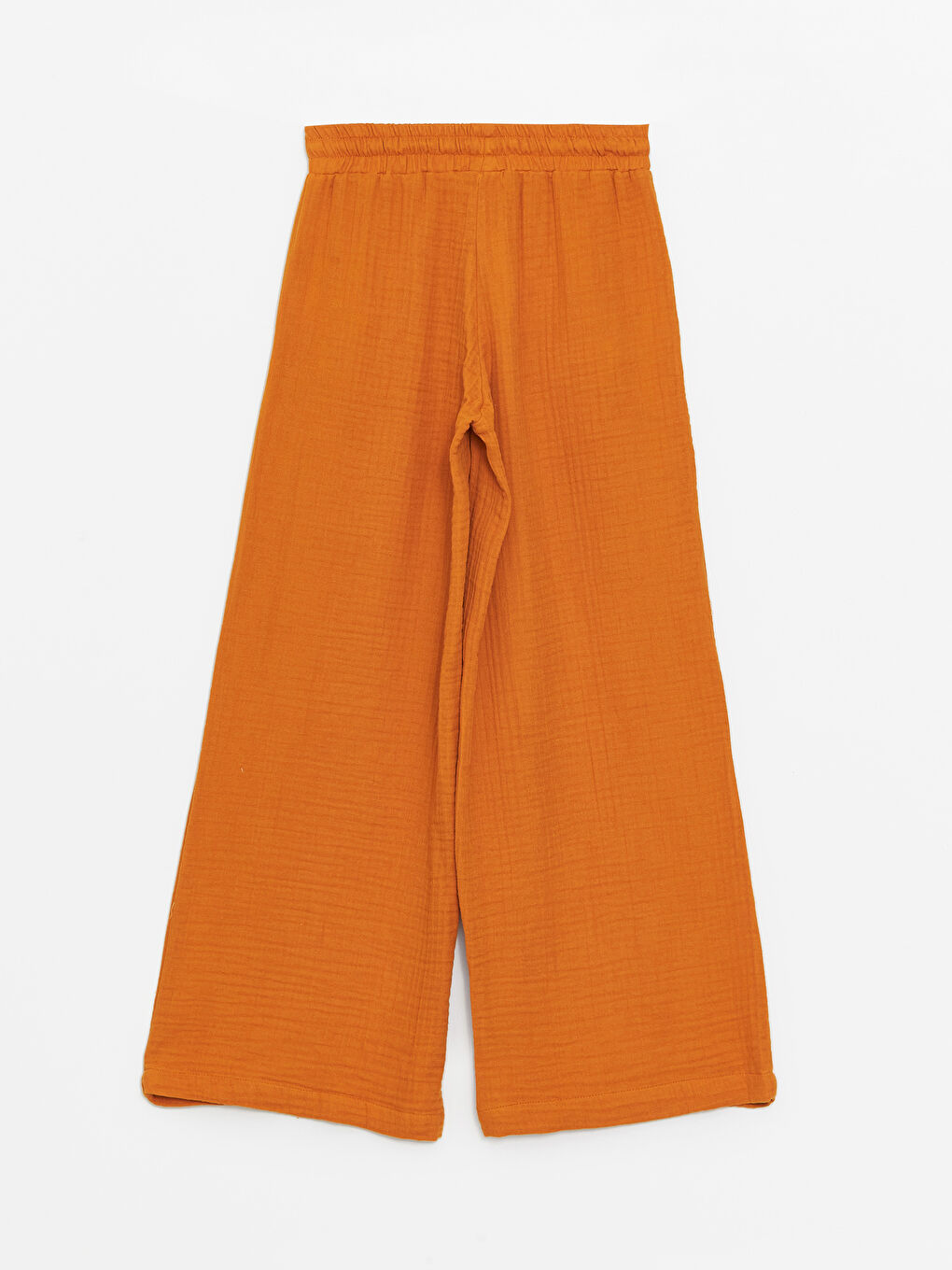 Pantalon pour Femmes en Mousseline à Taille Élastiquée et Coupe Ample-5