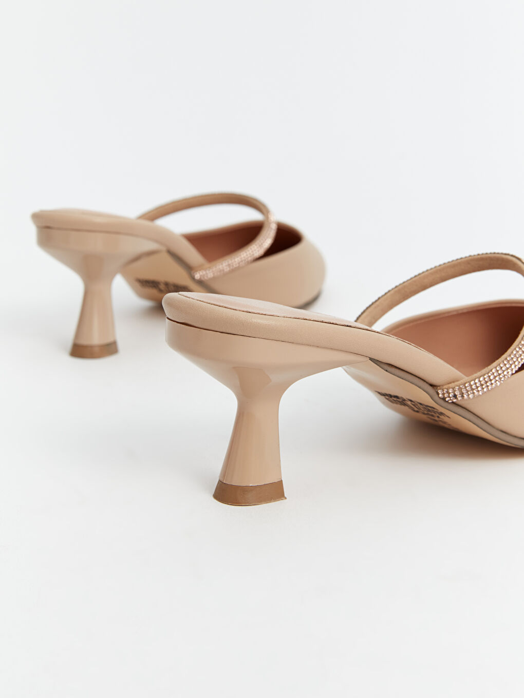 Pointed Toe Stone Detailed Women's Heeled Shoes -S4GQ97Z8-VVB