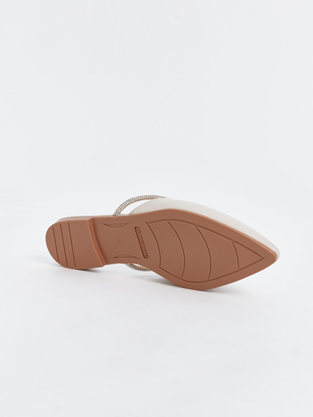 Cross-Banded Pointed Toe Women's Flat Shoe -S4GR13Z8-S3W