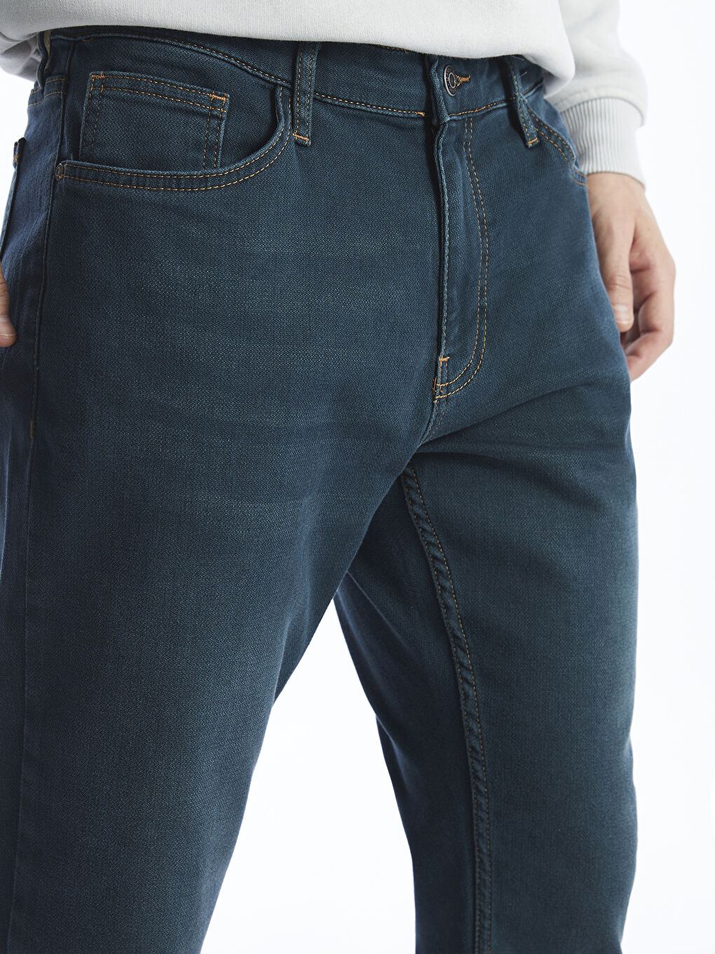 Yeşil 779 Regular Fit Erkek Jean Pantolon-1