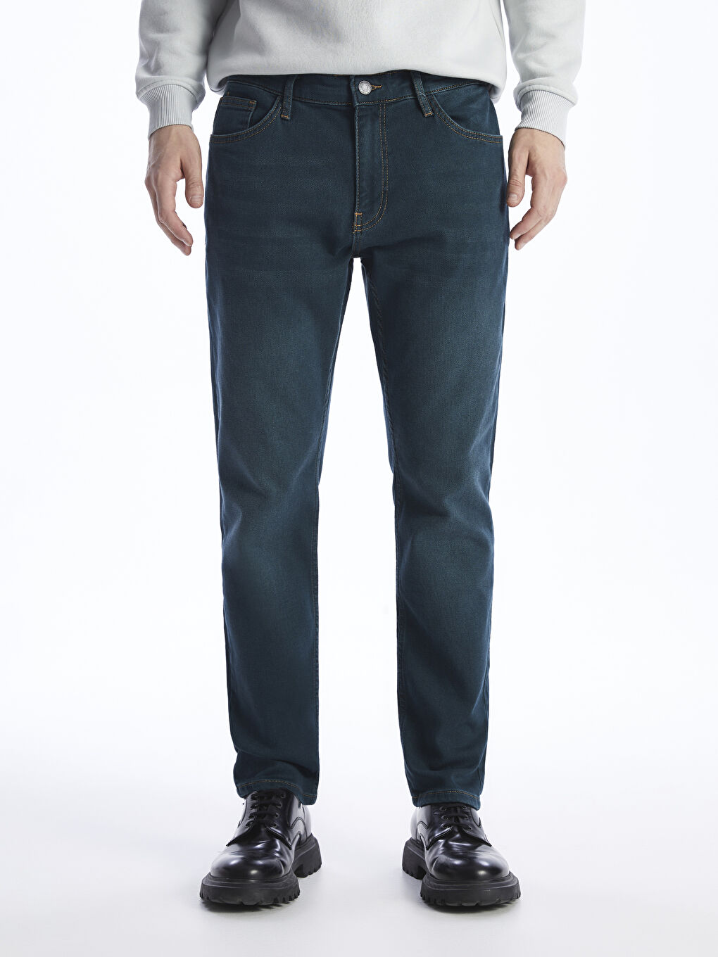 Yeşil 779 Regular Fit Erkek Jean Pantolon-2