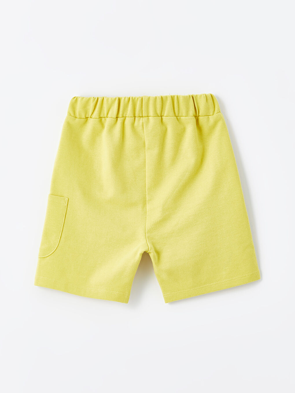 Sarı Beli Lastikli Erkek Çocuk Şort-1