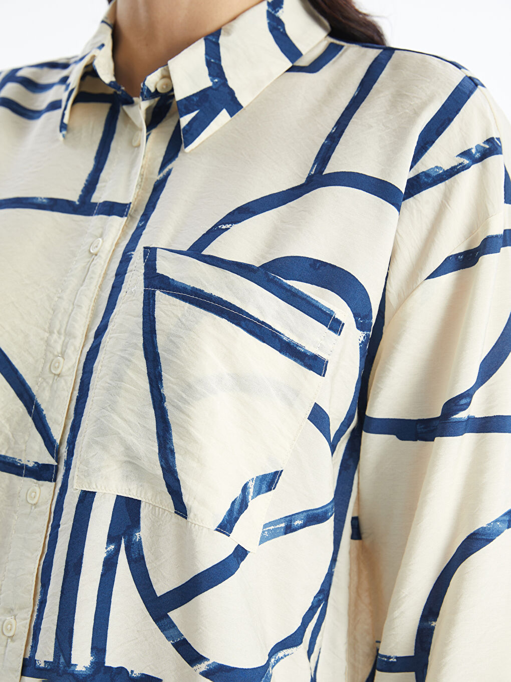 قميص تونيك منقوش للسيدات-3