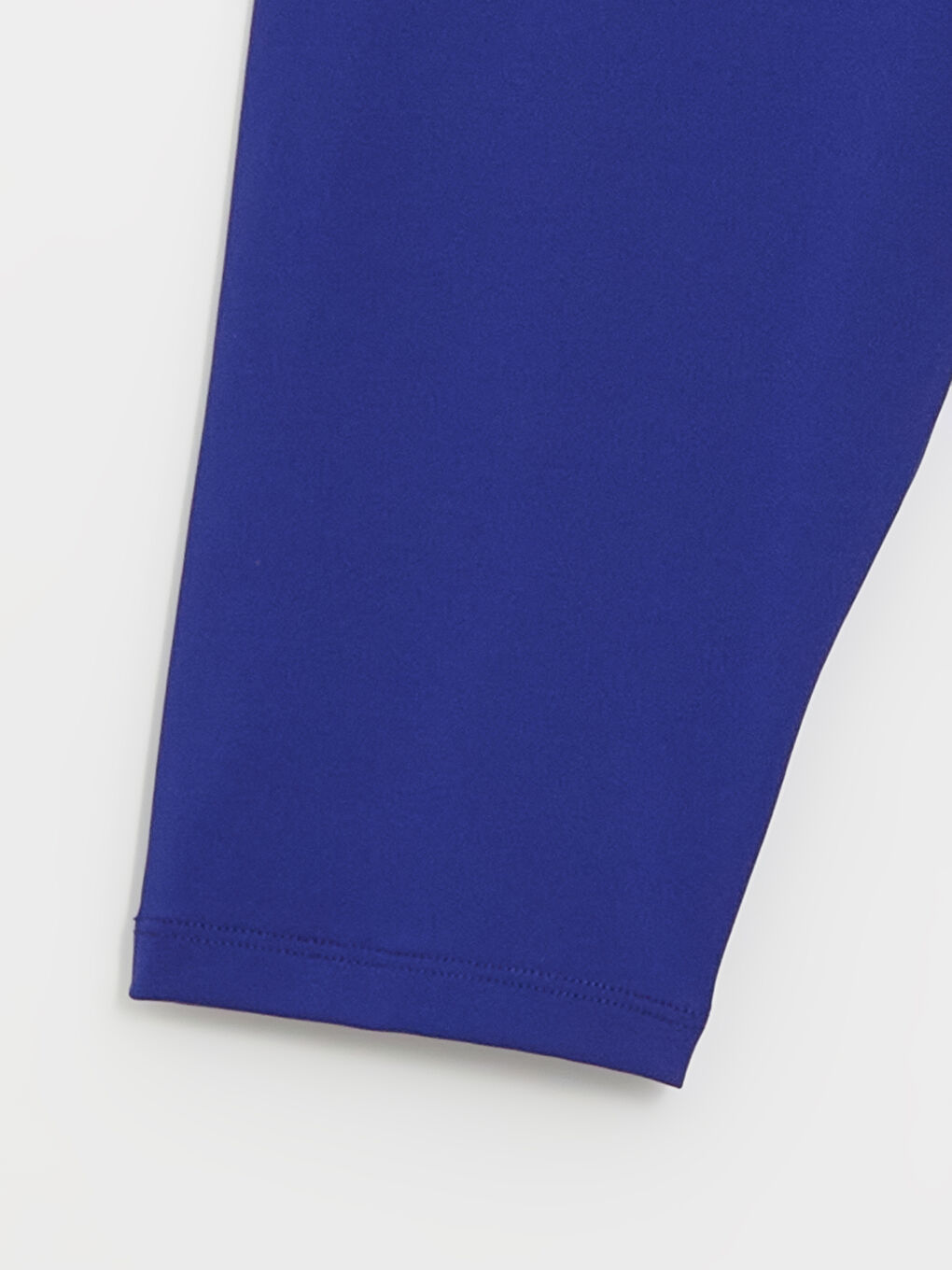 Mavi Beli Lastikli Kız Çocuk Yüzme Tayt-1