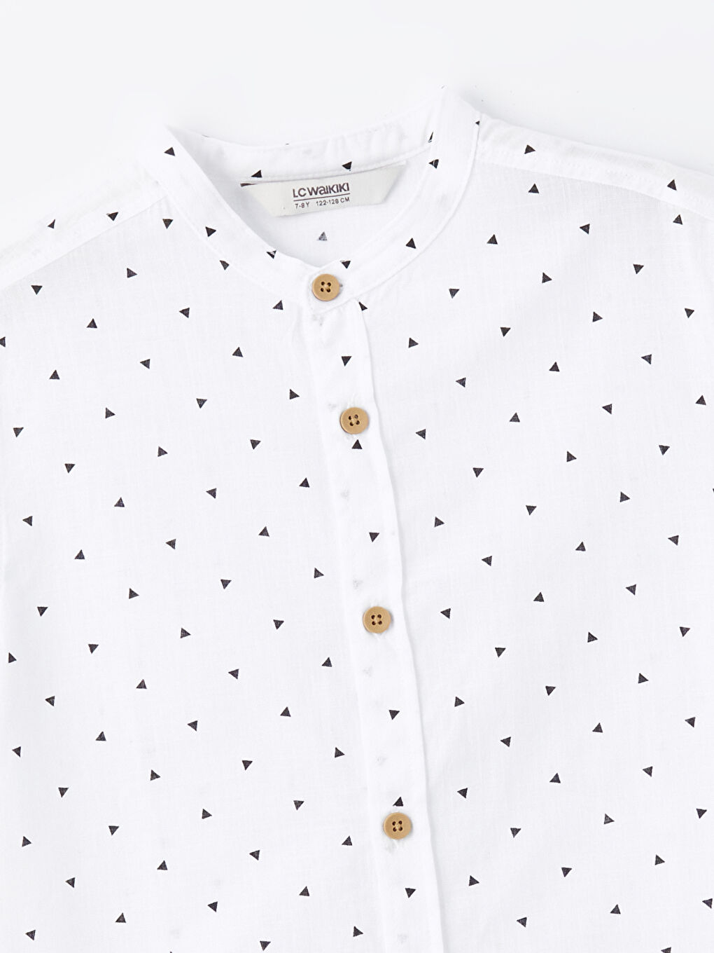 Lacivert Hakim Yaka Kısa Kollu Erkek Çocuk Gömlek-2