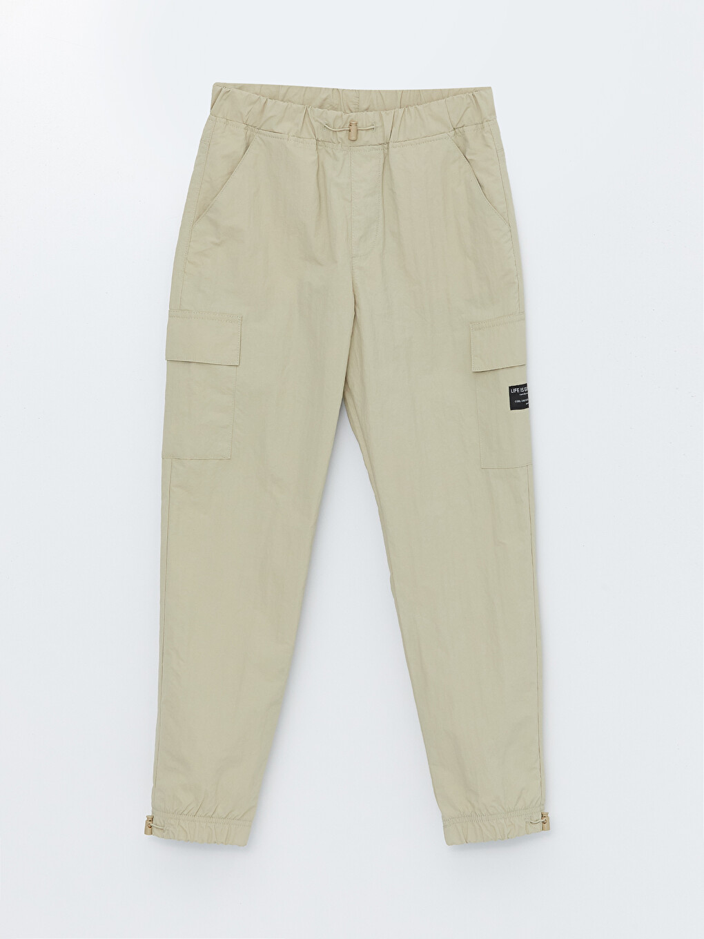 Beli Lastikli Erkek Çocuk Kargo Jogger Pantolon