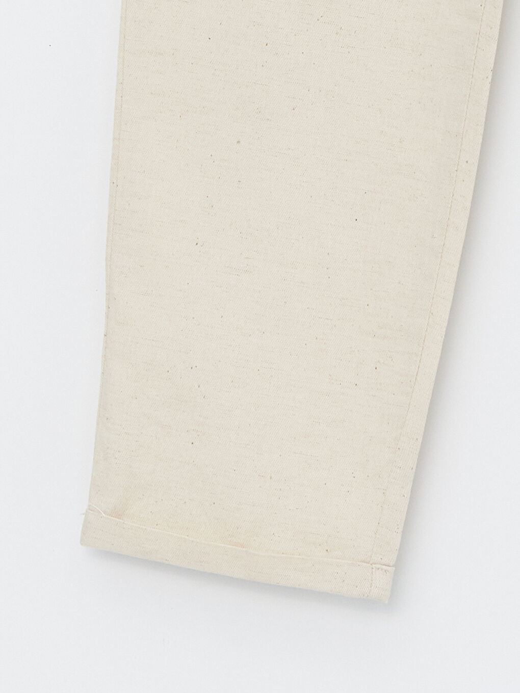 Relaxed Fit Elasticated Waist Linen Blend Boys' Trousers-4