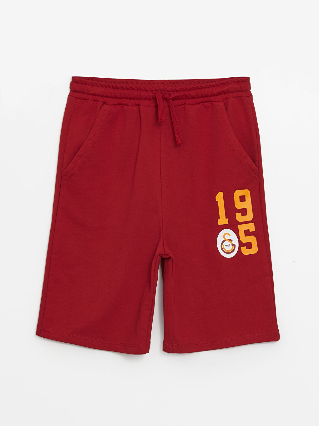 Galatasaray Printed Boy Shorts With Elastic Waist -S4GV99Z4-HMW