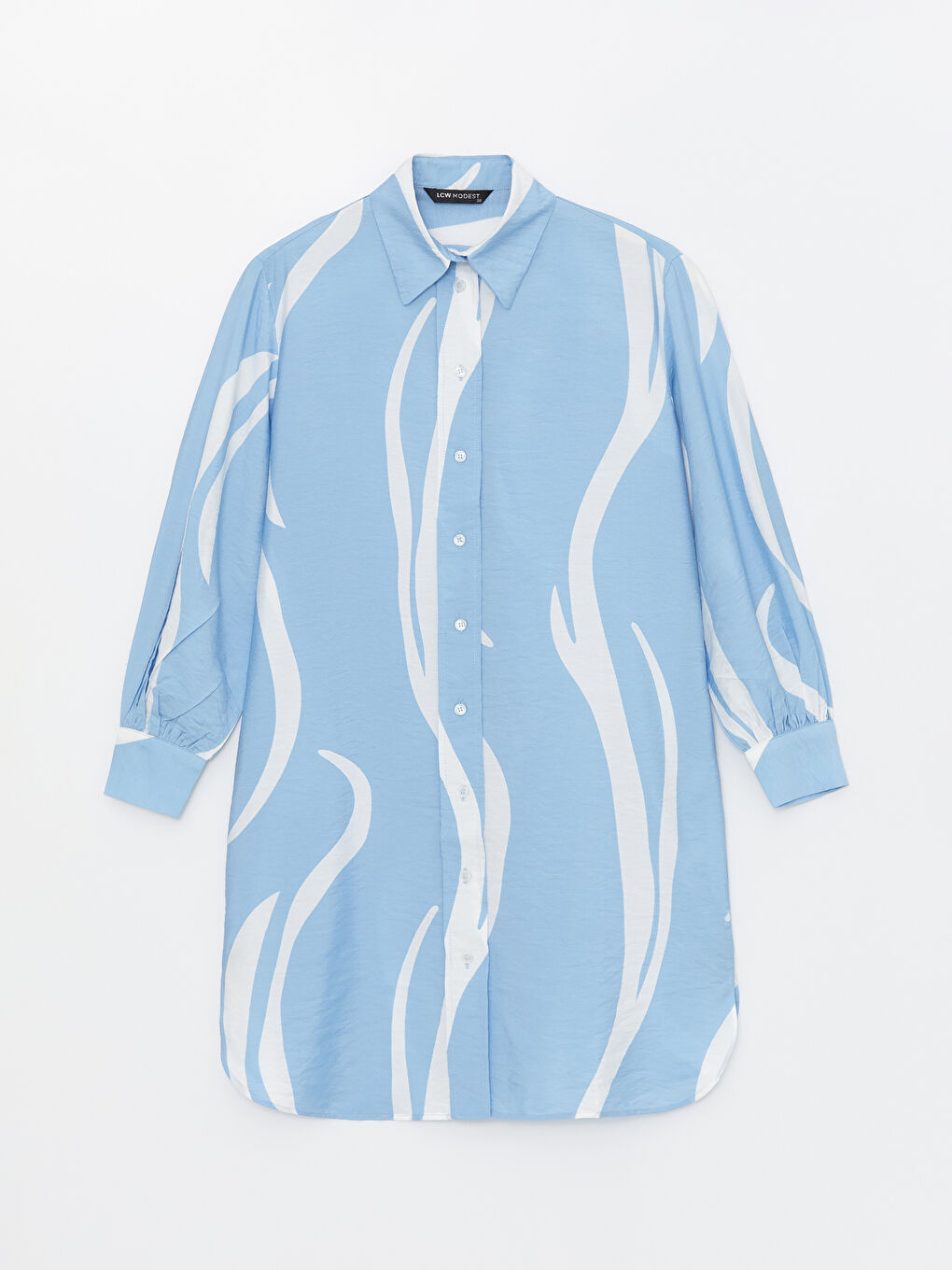 Patterned Women's Shirt Tunic -S4GY24Z8-LQQ