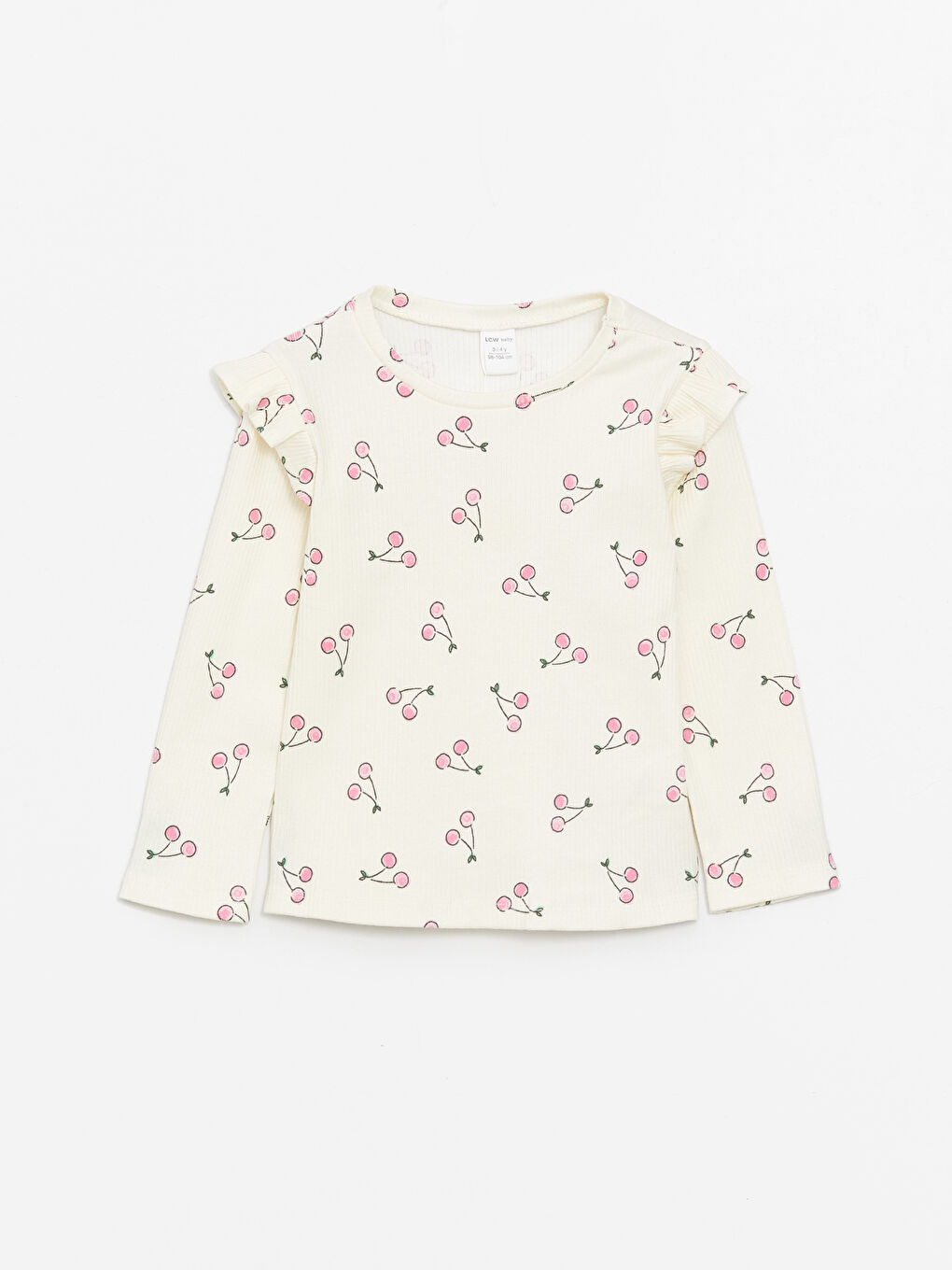Crew Neck Long Sleeve Printed Baby Girl T-shirt -S4GY54Z1-LRA