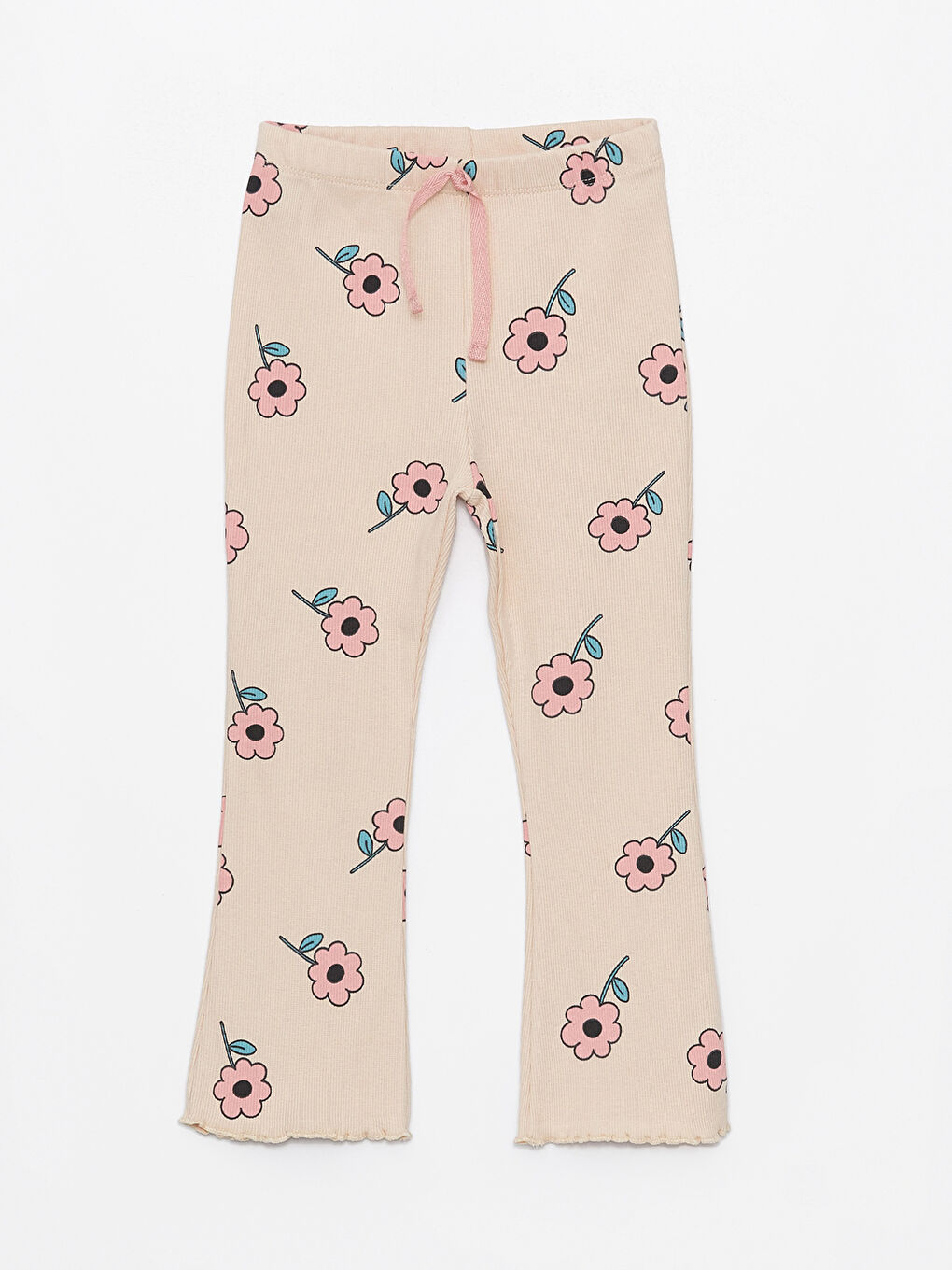 Floral Baby Girl Tights with Elastic Waistband -S4GY59Z1-LQB