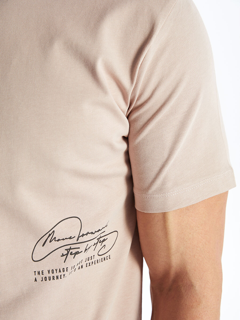 Crew Neck Short Sleeve Printed Men's T-shirt -S4H015Z8-VY3