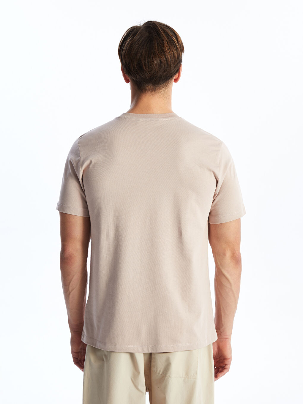 Crew Neck Short Sleeve Printed Men's T-shirt -S4H015Z8-VY3