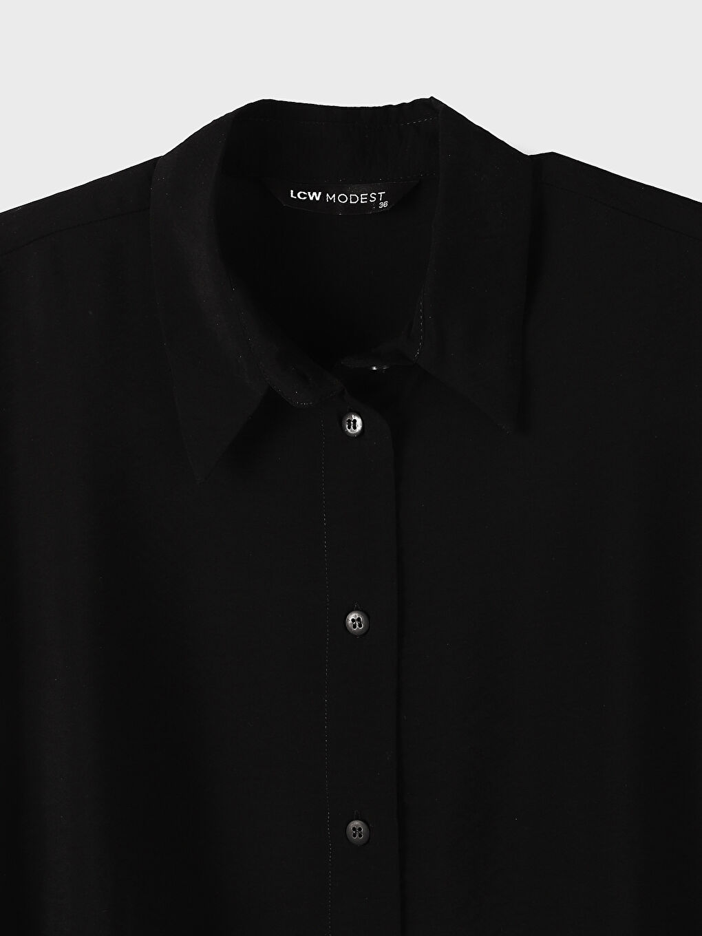 Plain Oversize Women's Shirt Tunic-3